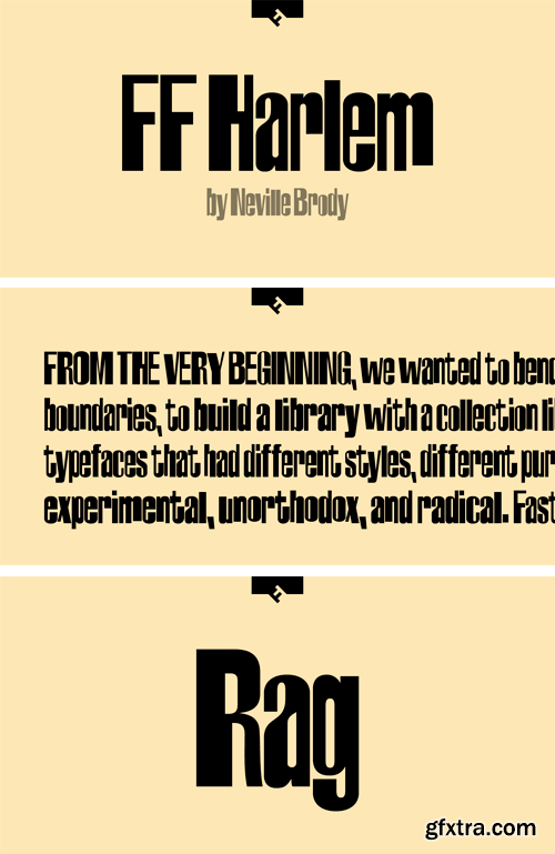 FF Harlem Font Family