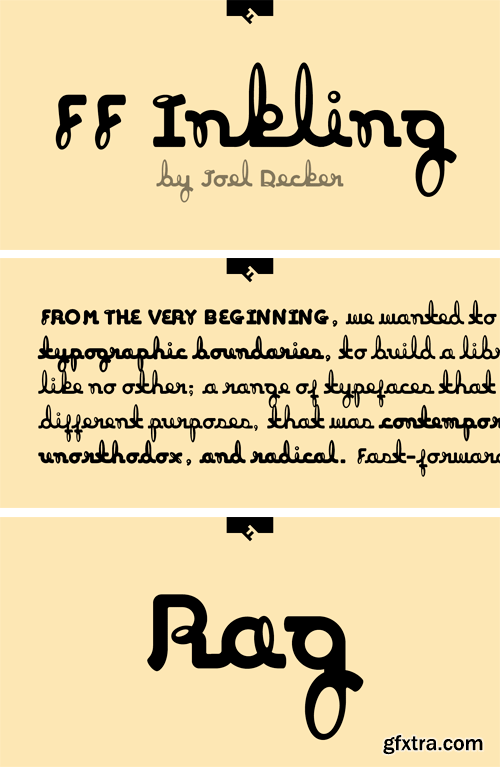 FF Inkling Font Family