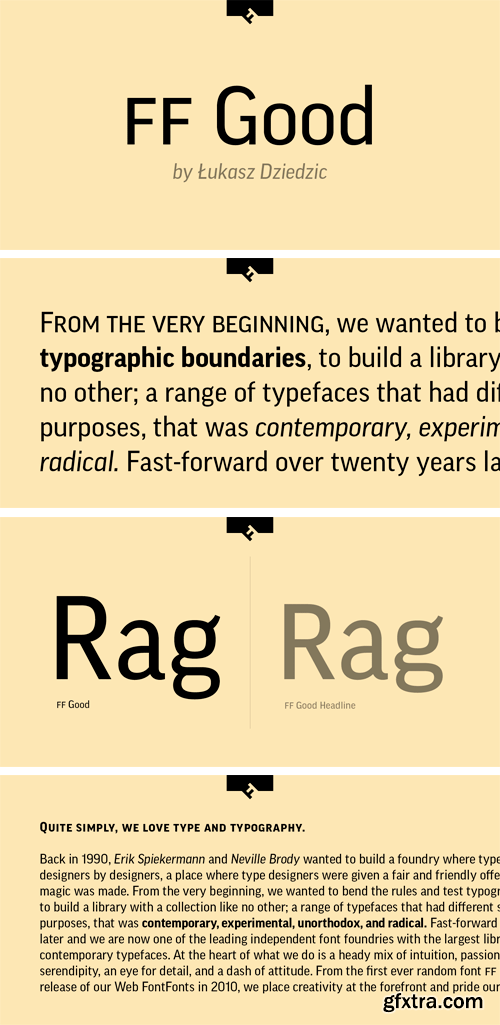 FF Good Pro Font Family