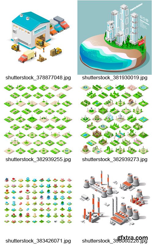 Amazing SS - Isometric Buildings 2, 25xEPS