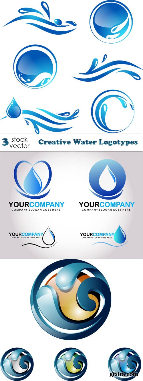 Vectors - Creative Water Logotypes