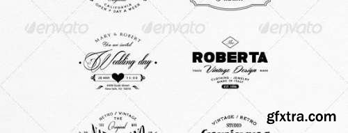 Graphicriver Vintage Badges and Logos Vol 6 8017543