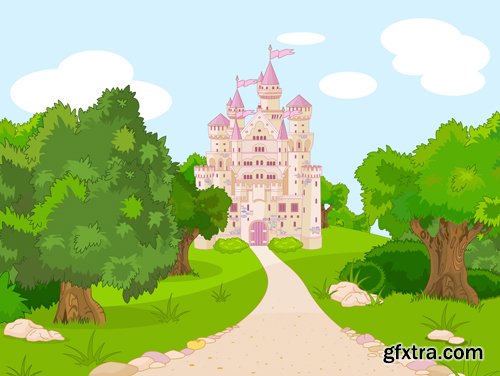 Cartoon Landscape - 25 Vector