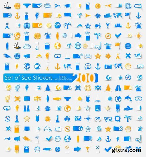 Icons & Stickers - 25xEPS