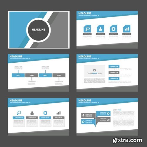 Polygon Infographic Presentation Template - 25xEPS