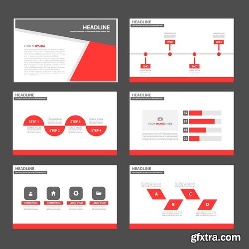 Polygon Infographic Presentation Template - 25xEPS