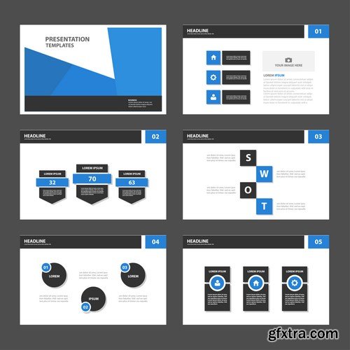 Polygon Infographic Presentation Template - 25xEPS