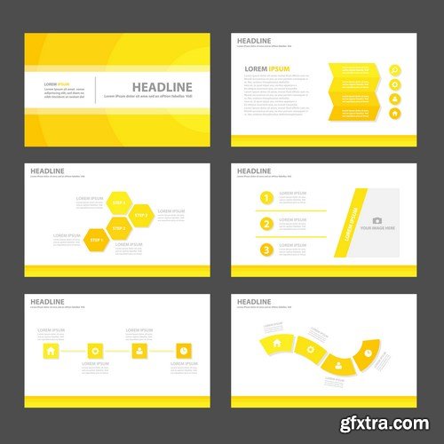 Polygon Infographic Presentation Template - 25xEPS