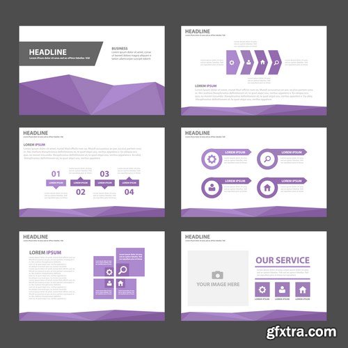 Polygon Infographic Presentation Template - 25xEPS