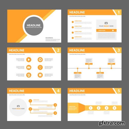 Polygon Infographic Presentation Template - 25xEPS