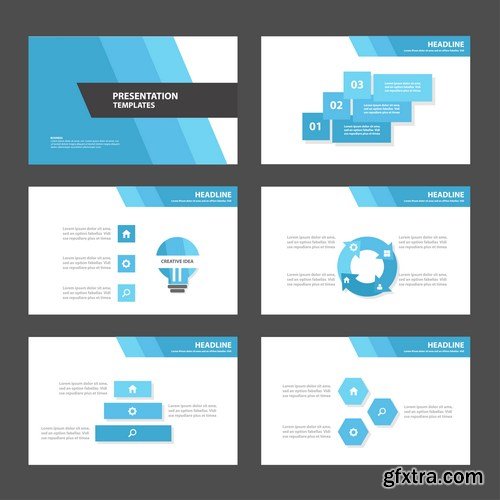 Polygon Infographic Presentation Template - 25xEPS