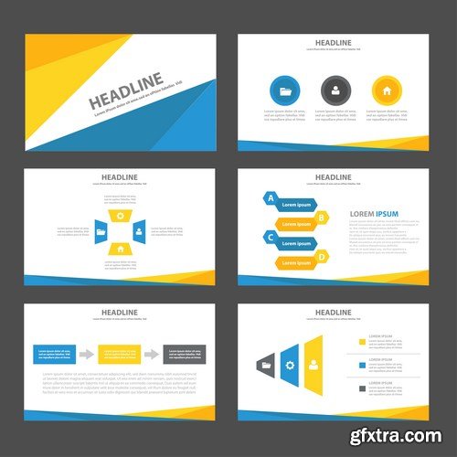 Polygon Infographic Presentation Template - 25xEPS