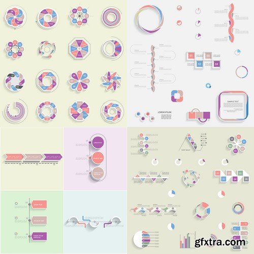 Design Elements for Infographics -  60x EPS