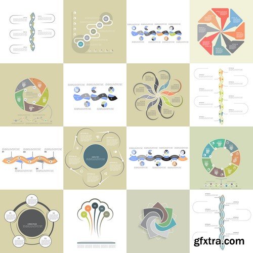 Design Elements for Infographics -  60x EPS