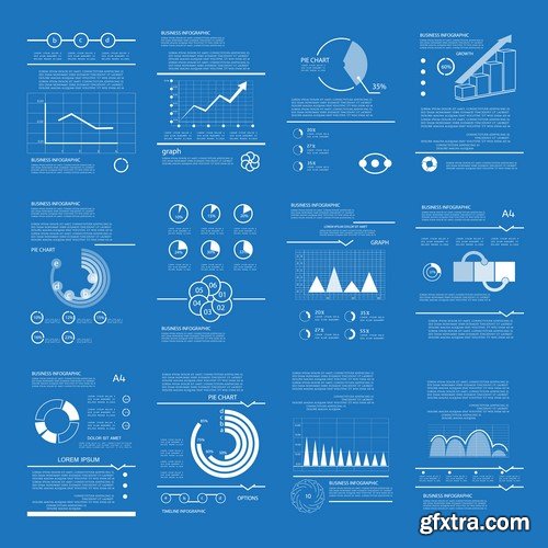 Design Elements for Infographics -  60x EPS