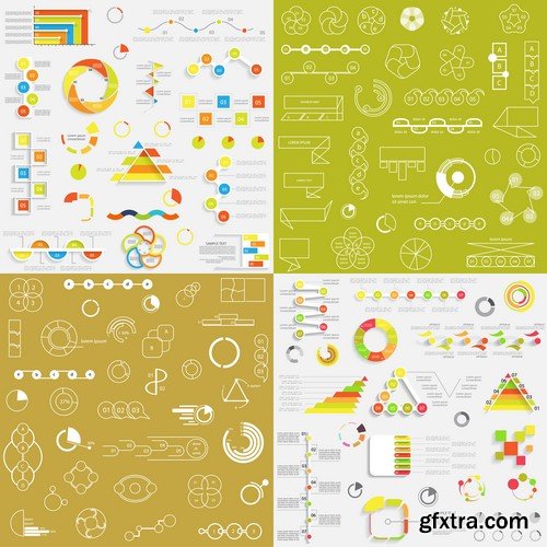 Design Elements for Infographics -  60x EPS