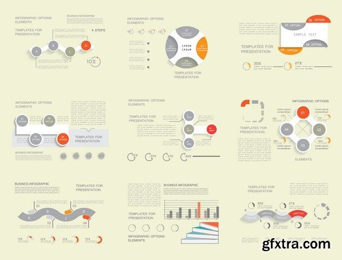 Design Elements for Infographics -  60x EPS