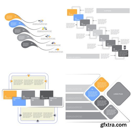 Design Elements for Infographics -  60x EPS