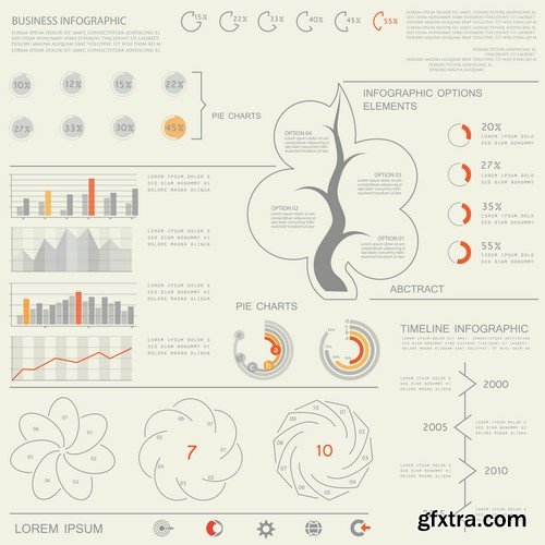 Design Elements for Infographics -  60x EPS