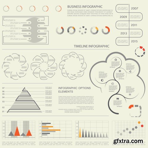 Design Elements for Infographics -  60x EPS