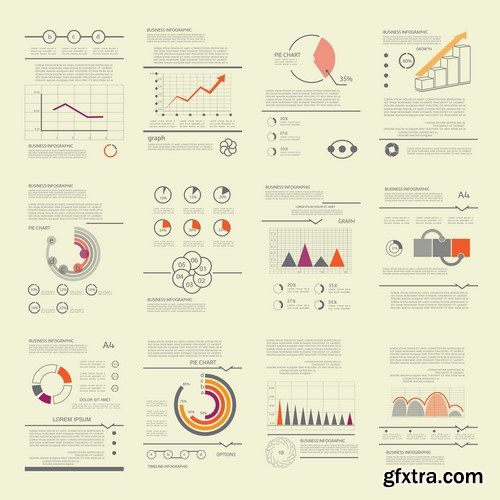 Design Elements for Infographics -  60x EPS