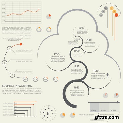 Design Elements for Infographics -  60x EPS