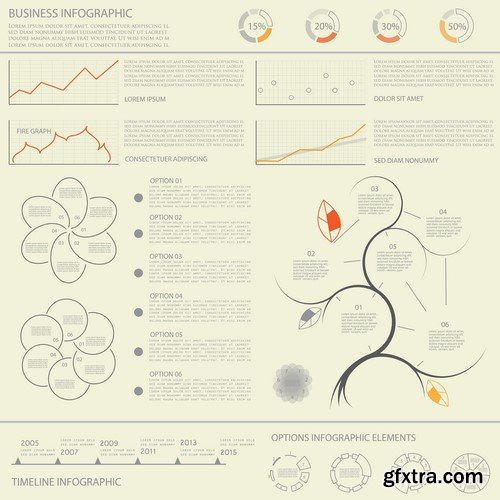 Design Elements for Infographics -  60x EPS