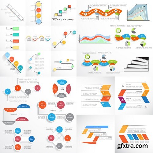 Design Elements for Infographics -  60x EPS