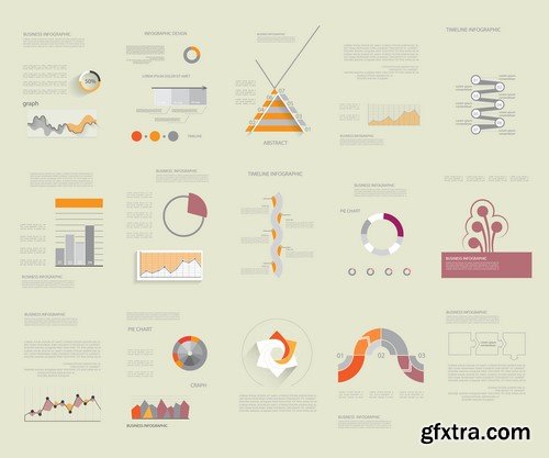 Design Elements for Infographics -  60x EPS