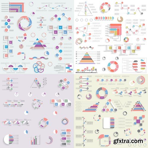 Design Elements for Infographics -  60x EPS