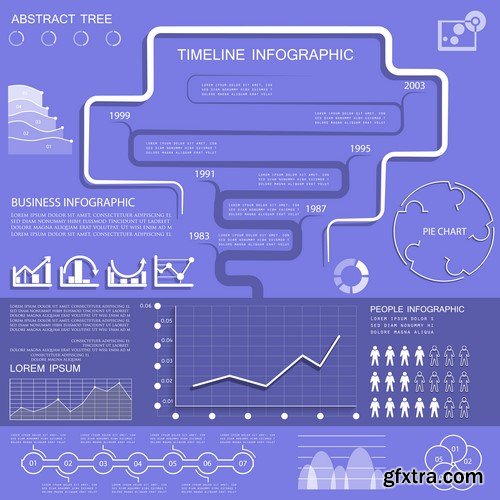 Design Elements for Infographics -  60x EPS