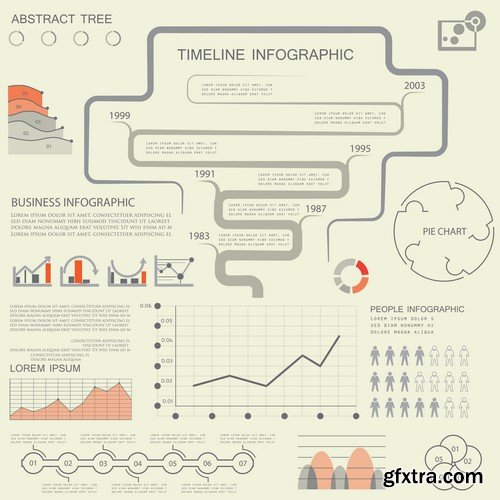 Design Elements for Infographics -  60x EPS