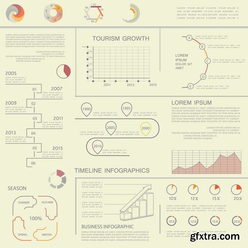 Design Elements for Infographics -  60x EPS