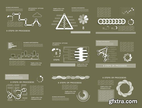 Design Elements for Infographics -  60x EPS