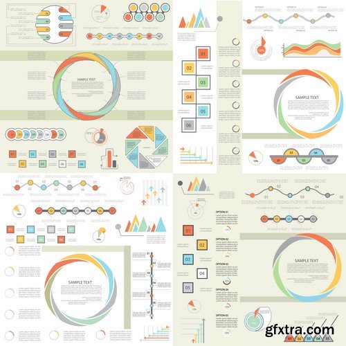 Design Elements for Infographics -  60x EPS