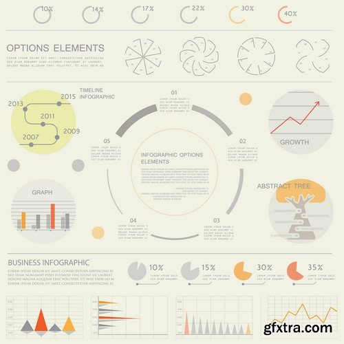 Design Elements for Infographics -  60x EPS