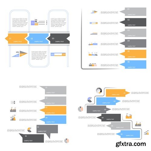 Design Elements for Infographics -  60x EPS