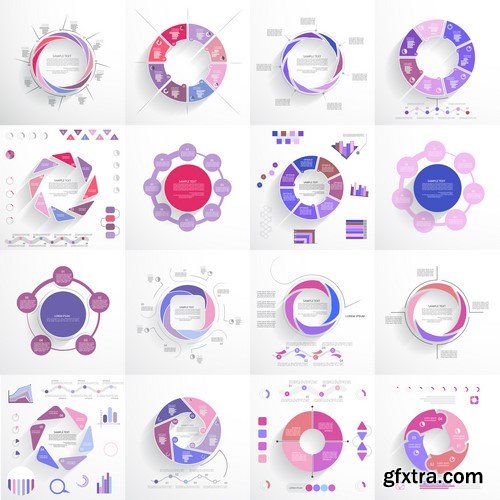 Design Elements for Infographics -  60x EPS