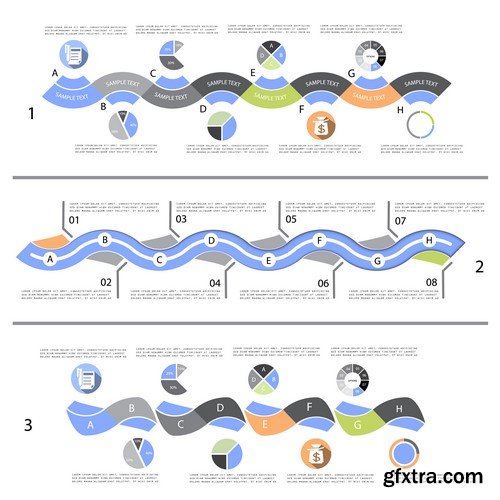 Design Elements for Infographics -  60x EPS