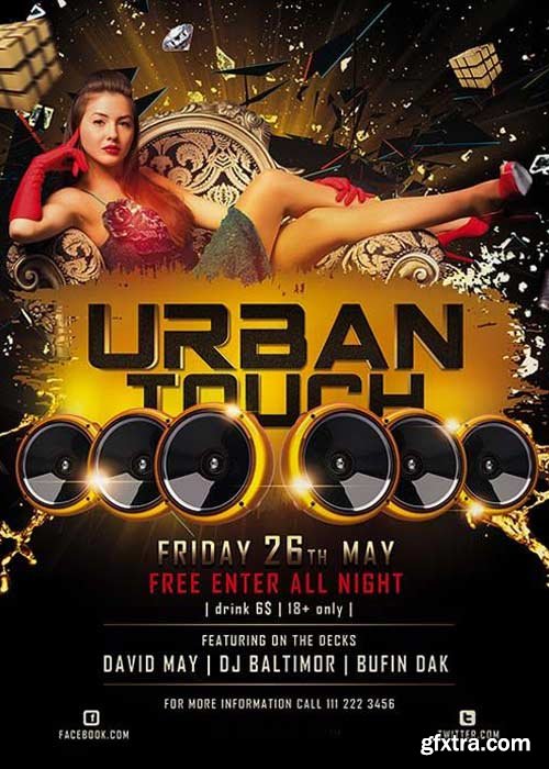 Urban Touch V1 Flyer PSD Template