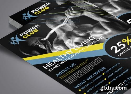 CreativeMarket Fitness Flyer 601967