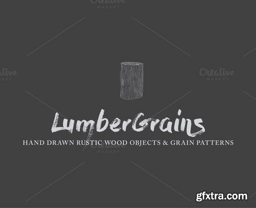 CM - Lumbergrains Hand Drawn Rustic Pack 610220