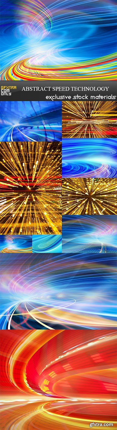 Abstract speed technology, 10  x  UHQ JPEG