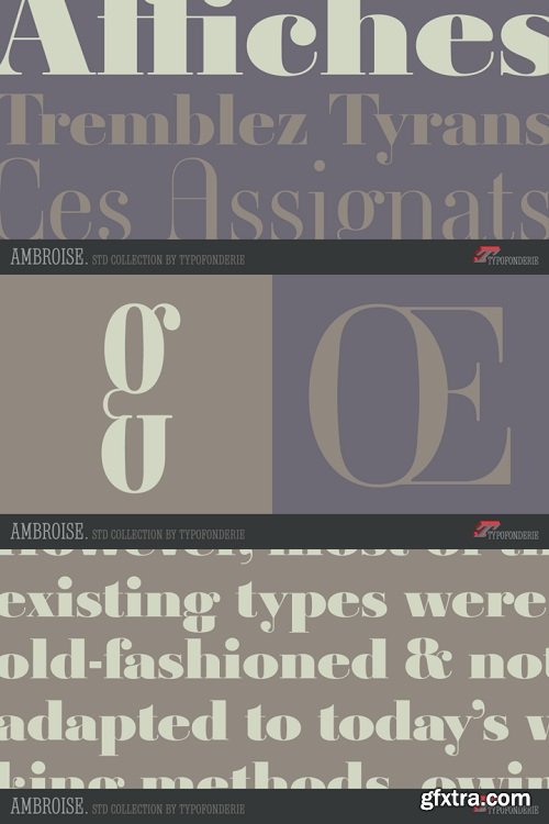 Ambroise Std Font Family