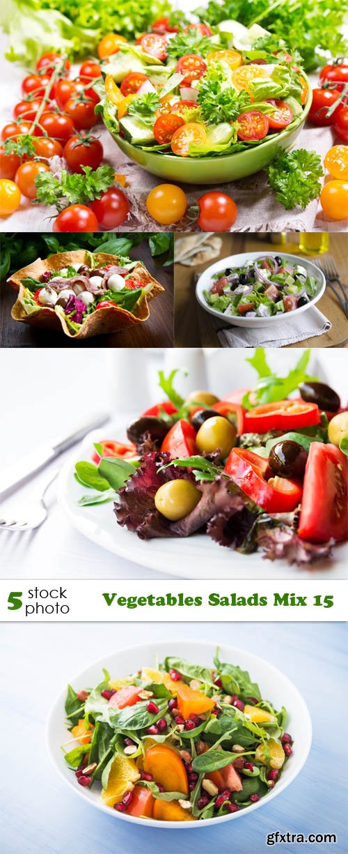 Photos - Vegetables Salads Mix 15