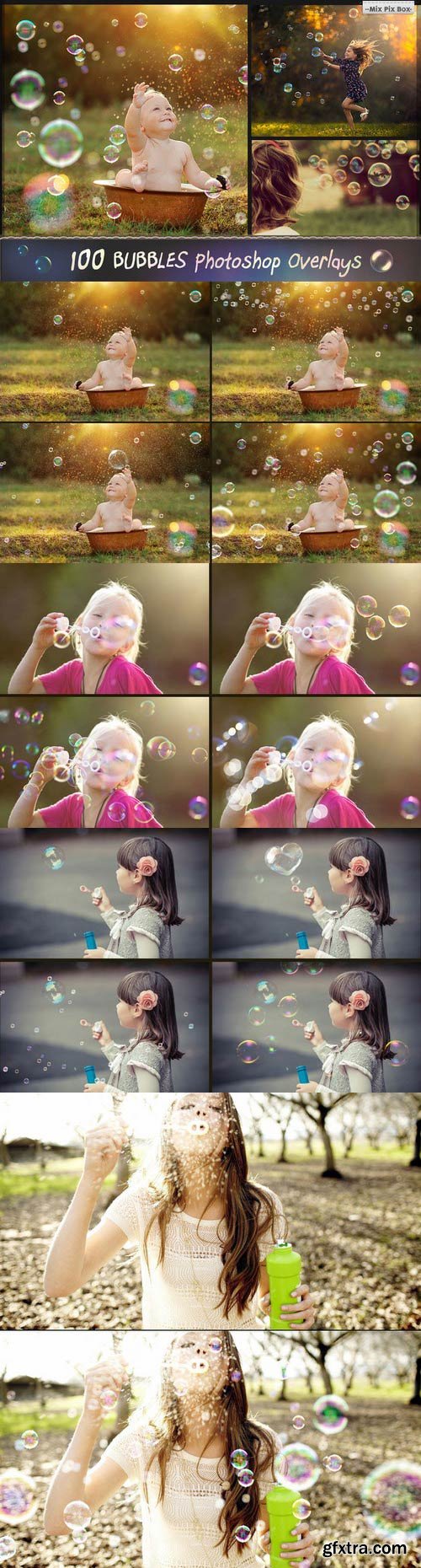 CM - 100 Bubbles Photoshop Overlays 617088