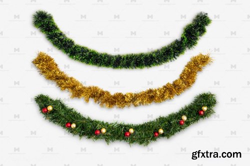 Christmas Garlands Isolate