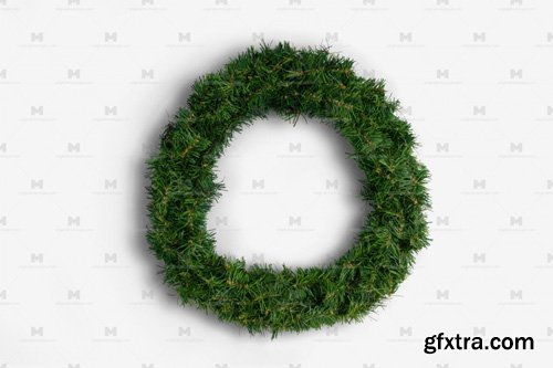 Christmas Wreath Isolate - Single