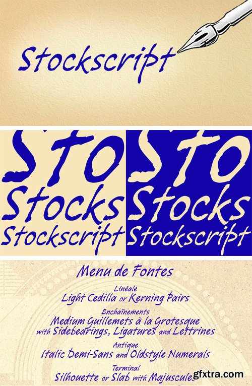 Stockscript Font