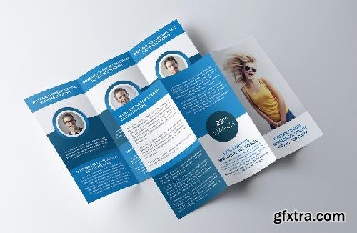 CreativeMarket Trifold Corporate Brochure Template 631903